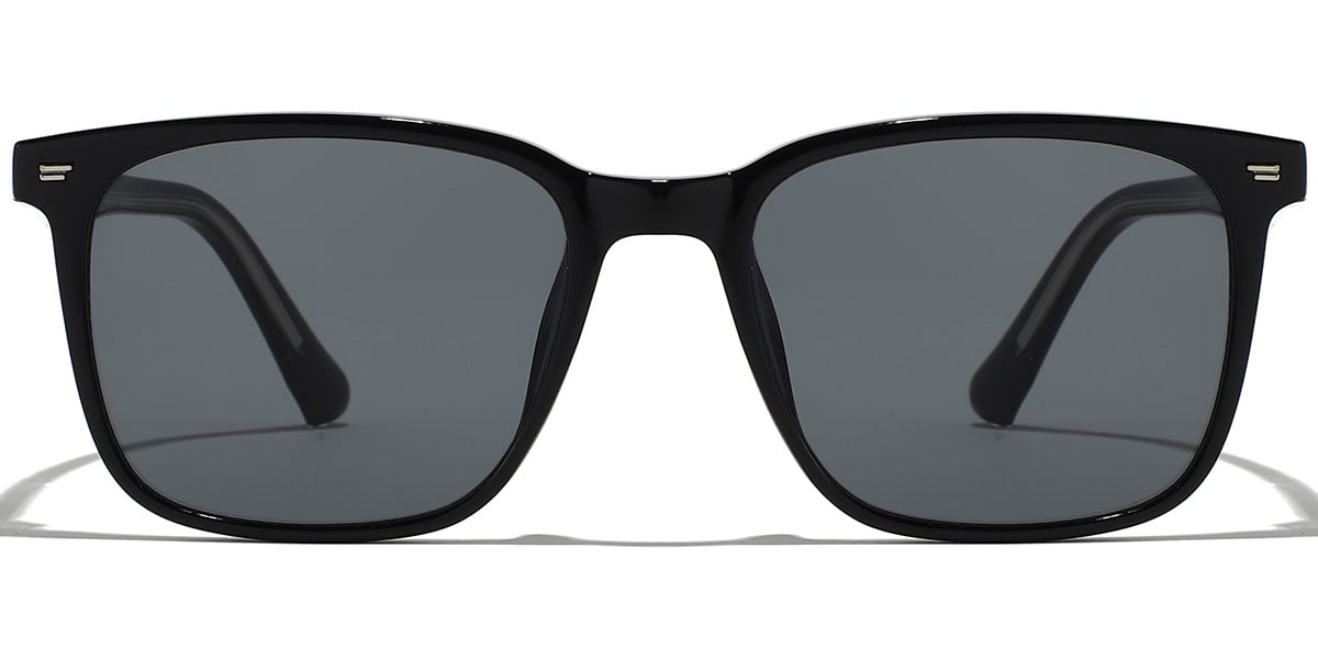 Square Sunglasses black+dark_grey