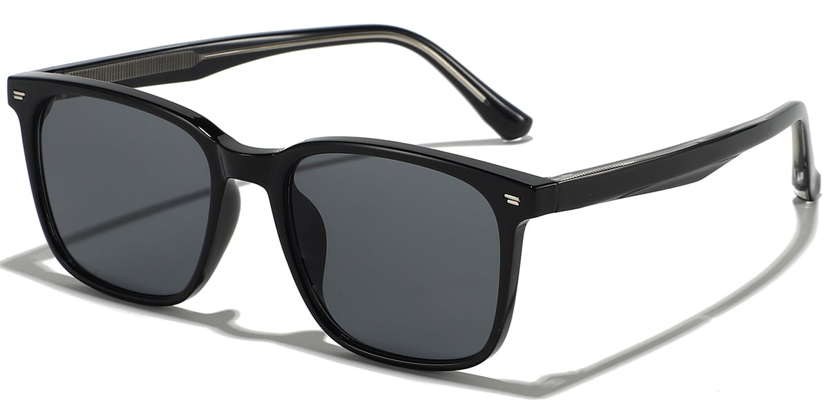 Square Sunglasses black+dark_grey