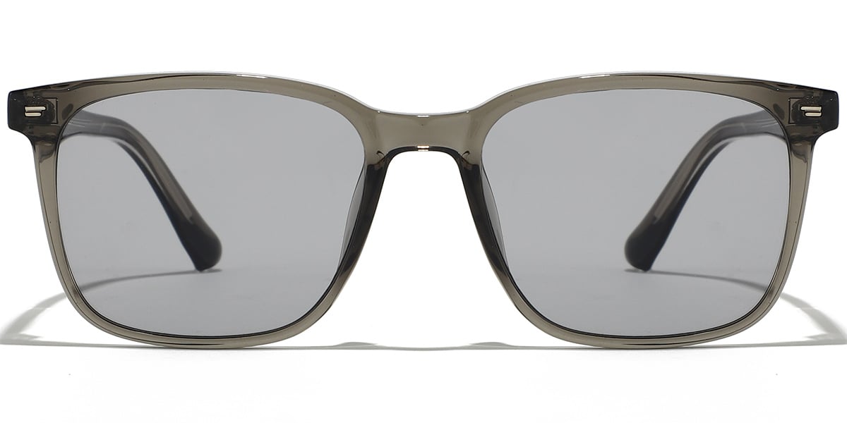 Square Sunglasses translucent-green+light_grey