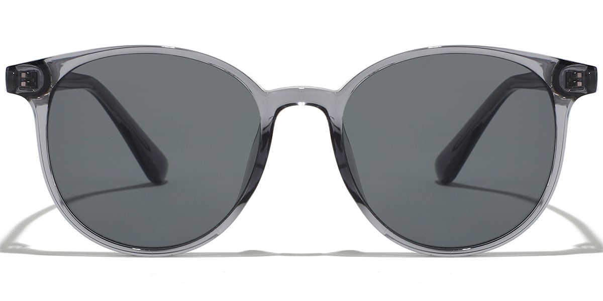 Round Sunglasses translucent-grey+light_grey