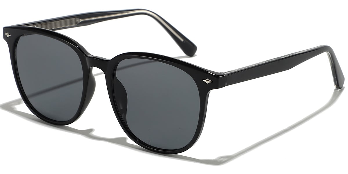 Square Sunglasses black+dark_grey