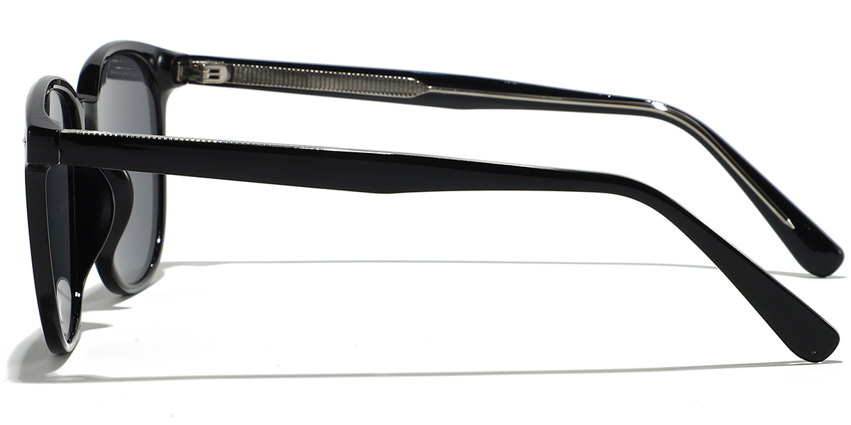 Square Sunglasses black+dark_grey