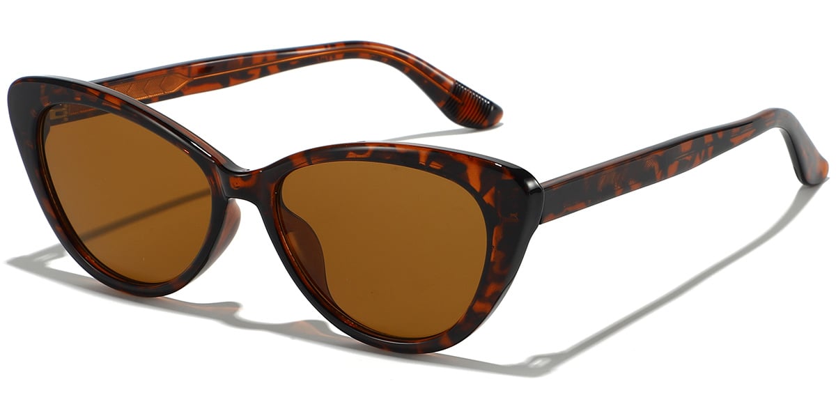 Geometric Sunglasses tortoiseshell+amber