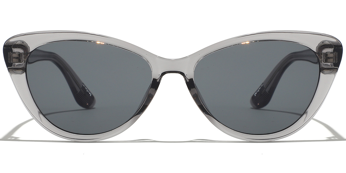 Geometric Sunglasses translucent-grey+dark_grey