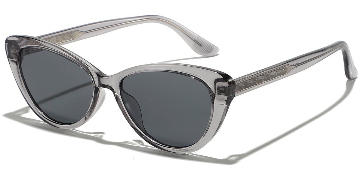 Geometric Sunglasses translucent-grey+dark_grey