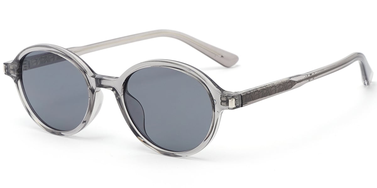Round Sunglasses translucent-grey+dark_grey