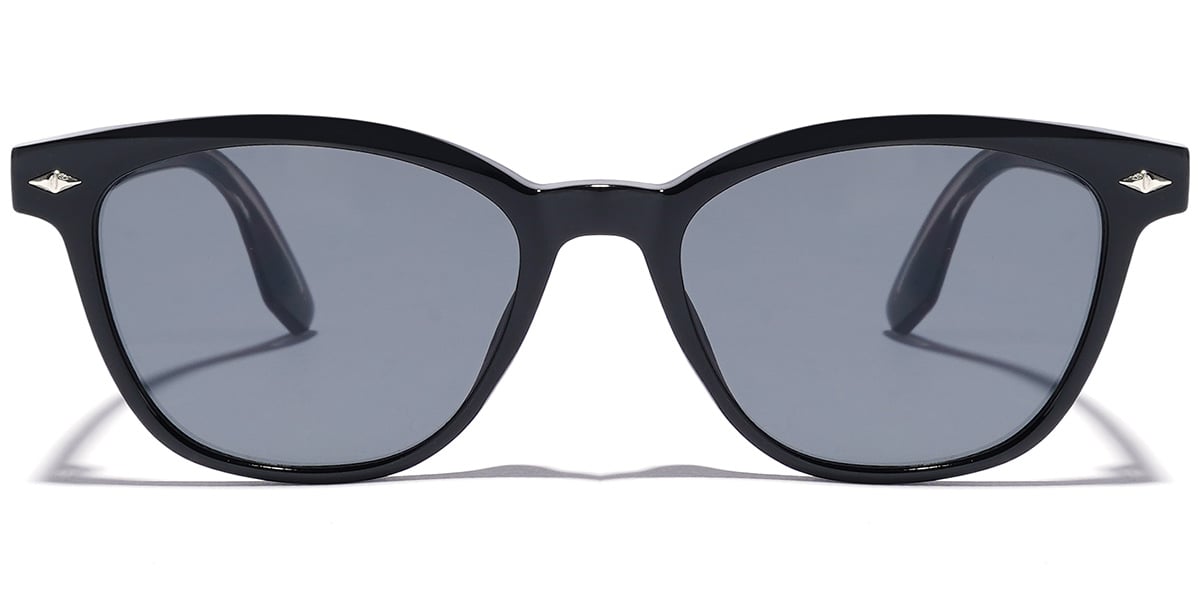 Rectangle Sunglasses black+dark_grey