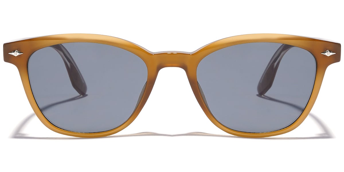 Rectangle Sunglasses yellow+light_grey