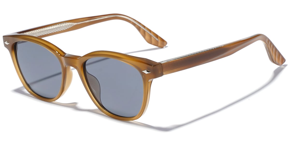 Rectangle Sunglasses yellow+light_grey