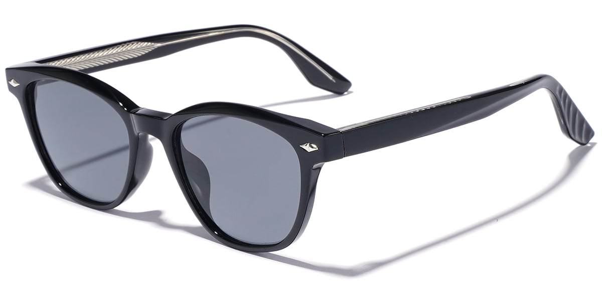 Rectangle Sunglasses black+dark_grey