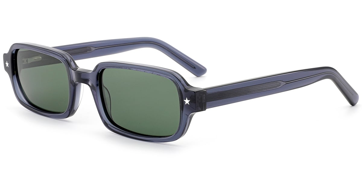 Acetate Rectangle Sunglasses SG9456