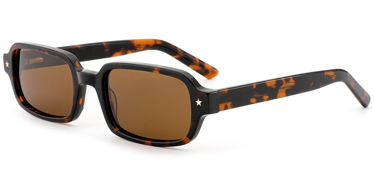 Acetate Rectangle Sunglasses SG9456