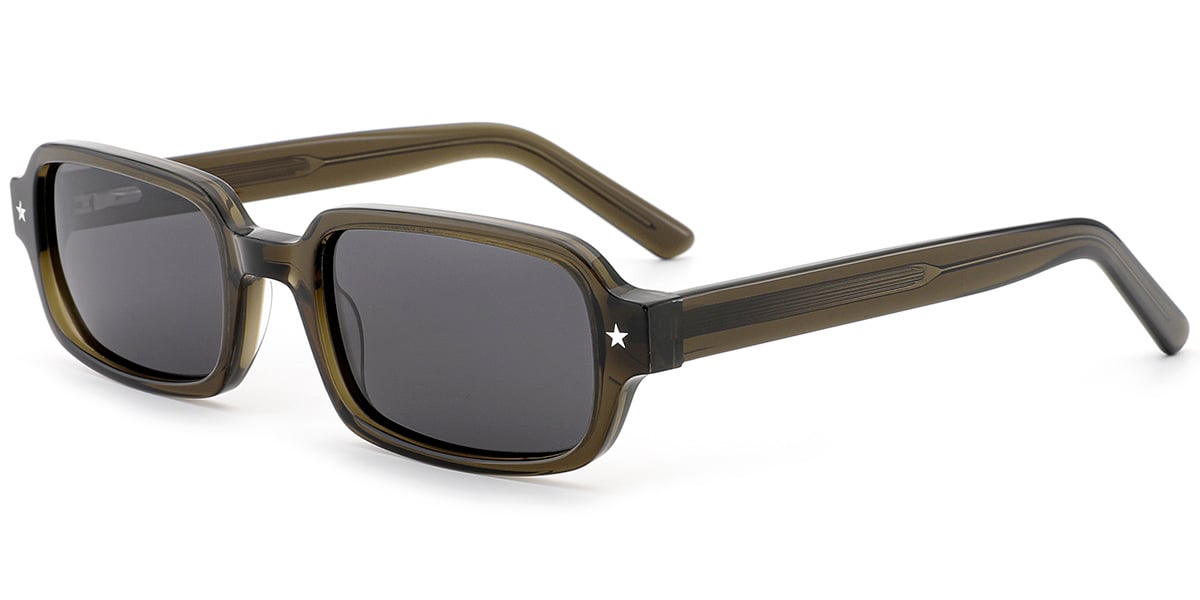 Acetate Rectangle Sunglasses SG9456