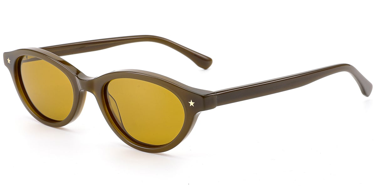 Acetate Oval Sunglasses SG9462