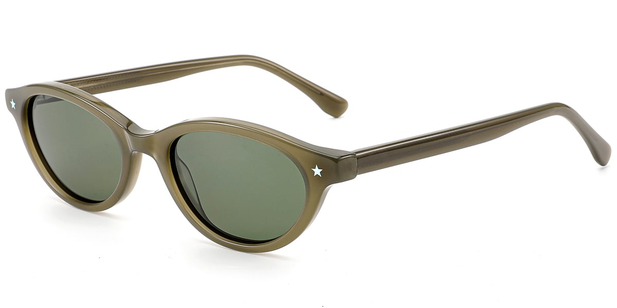 Acetate Oval Sunglasses SG9462