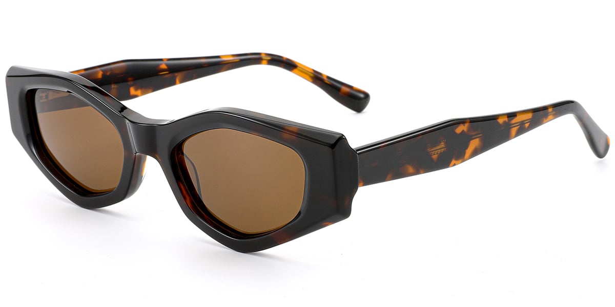 Acetate Geometric Sunglasses SG9464