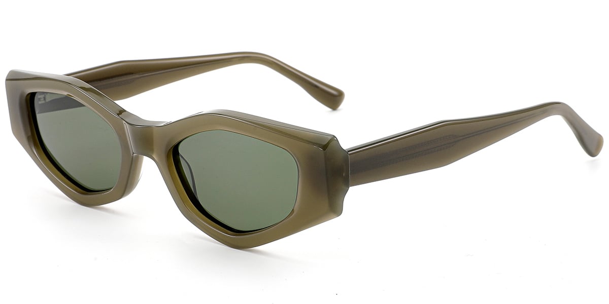 Acetate Geometric Sunglasses SG9464