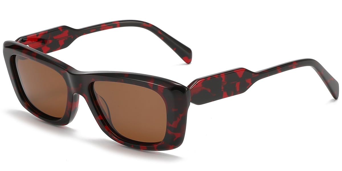 Acetate Rectangle Sunglasses SG9469