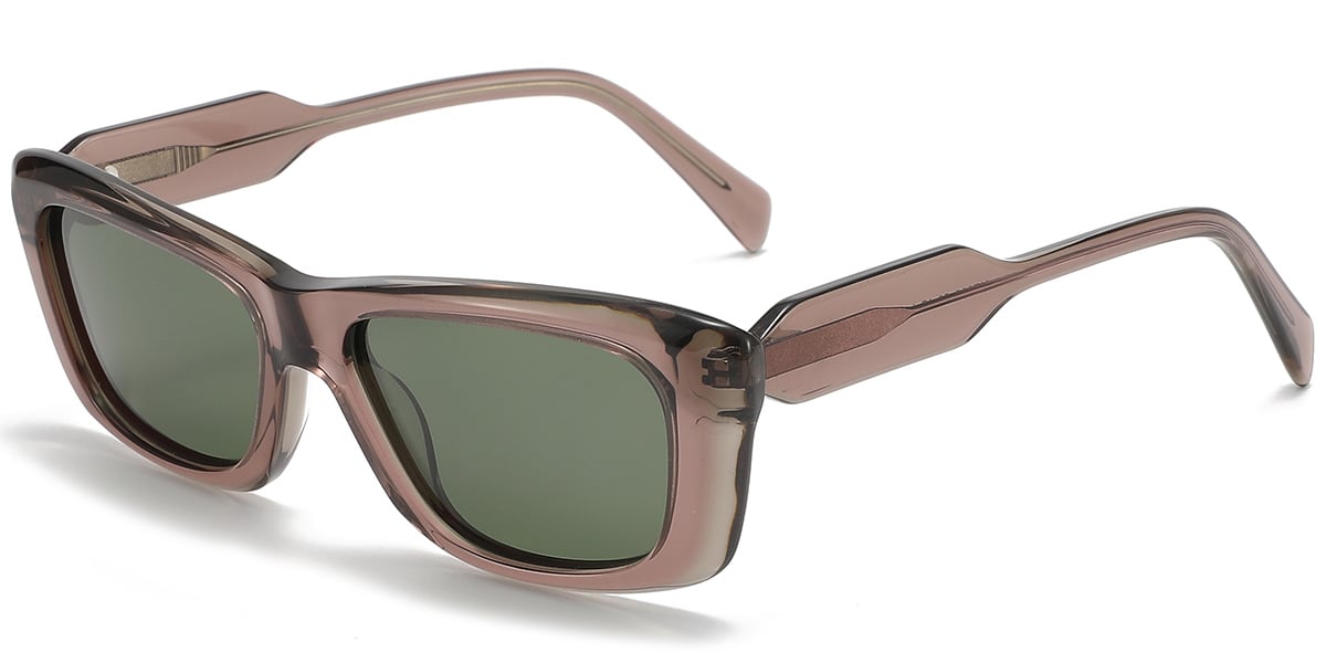 Acetate Rectangle Sunglasses SG9469
