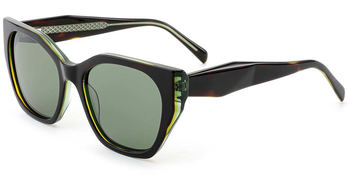 Acetate Square Sunglasses SG9477
