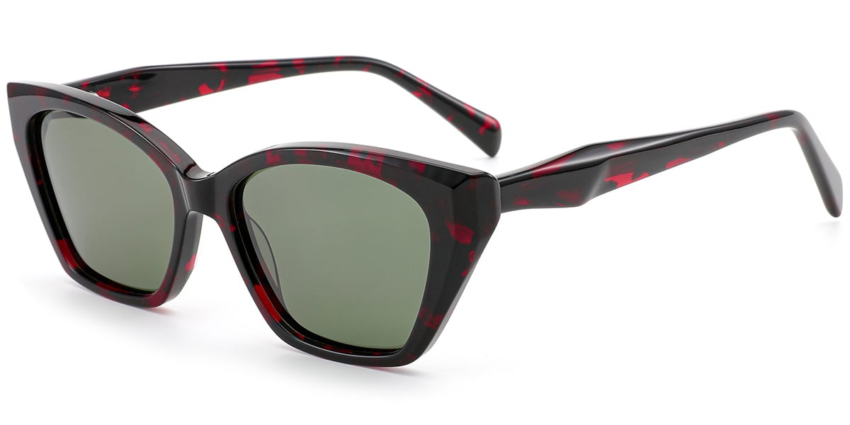 Acetate Rectangle Sunglasses SG9485