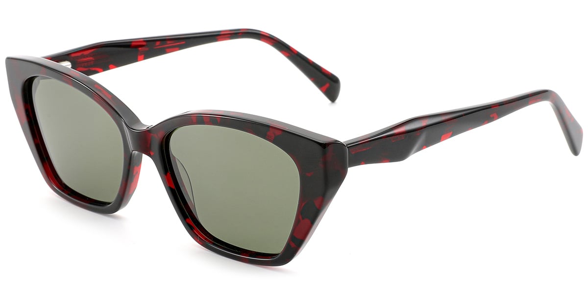 Acetate Rectangle Sunglasses SG9488