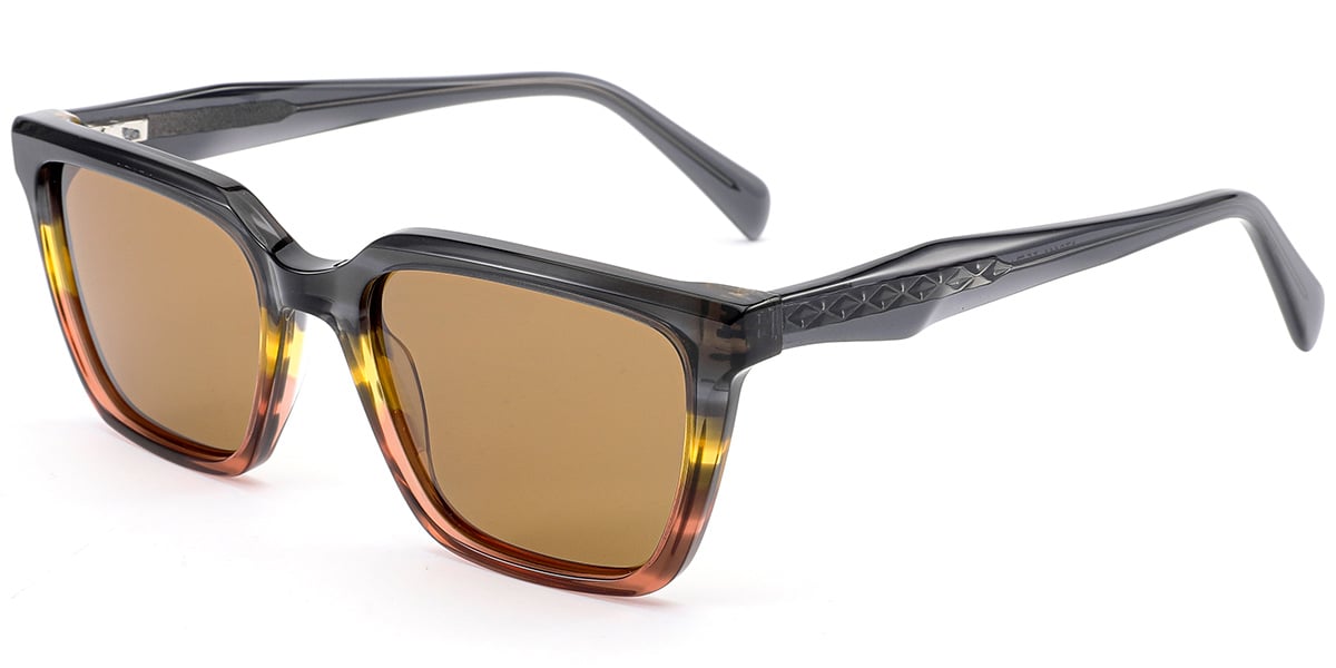 Acetate Rectangle Sunglasses SG9489