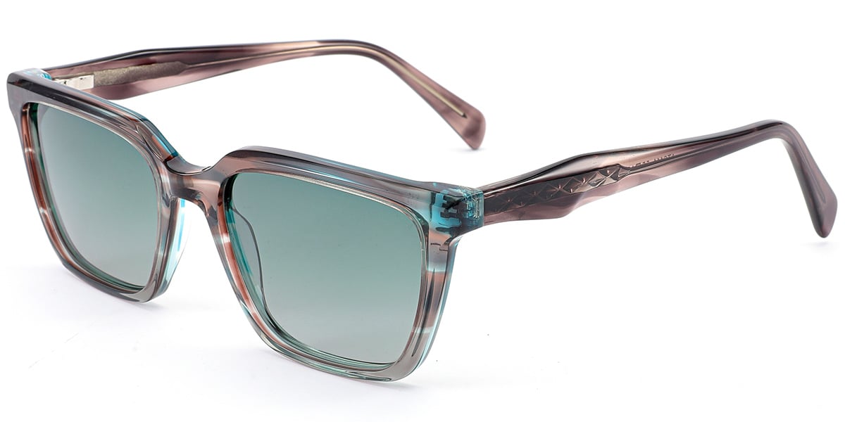 Acetate Rectangle Sunglasses SG9489