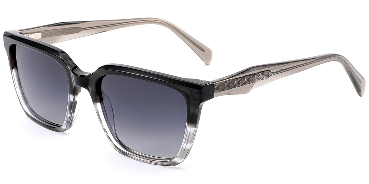 Acetate Rectangle Sunglasses SG9489